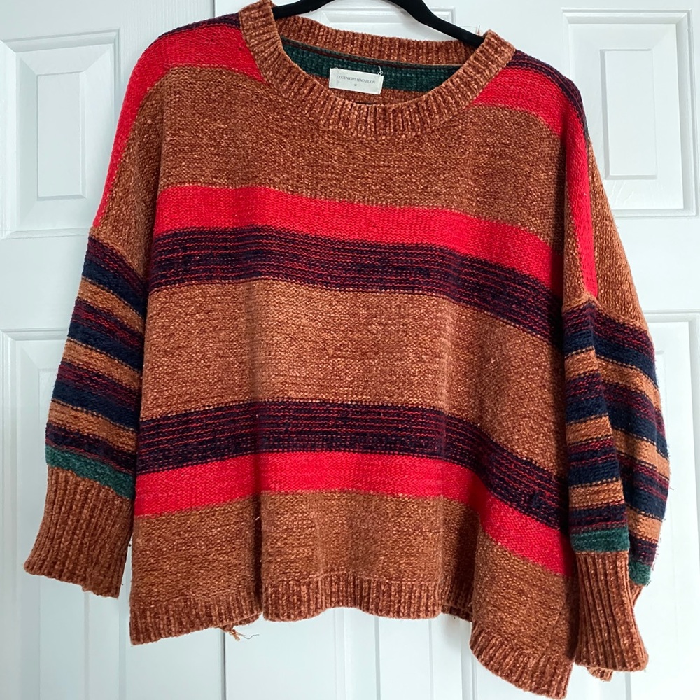 Color Block Stripe Sweater